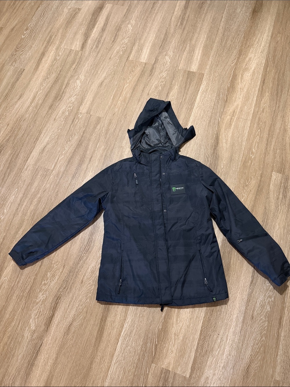 Women's black Hooded Ski Jacket